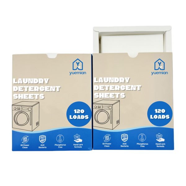 Carton Detergent Laundry Sheets
